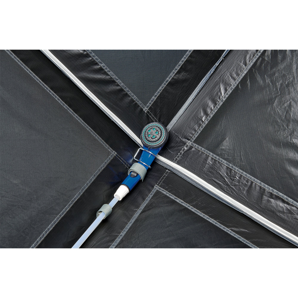 Shower head of the kakadu outback single shower tent