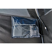 The shower tent features an internal organizer