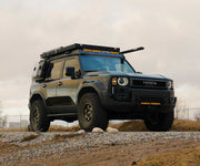CBI Land Cruiser 250 Covert Bumper installed front angle