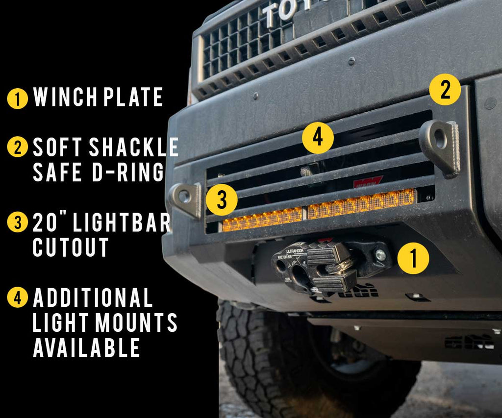 Toyota Land Cruiser 250 Covert Front Bumper detail view