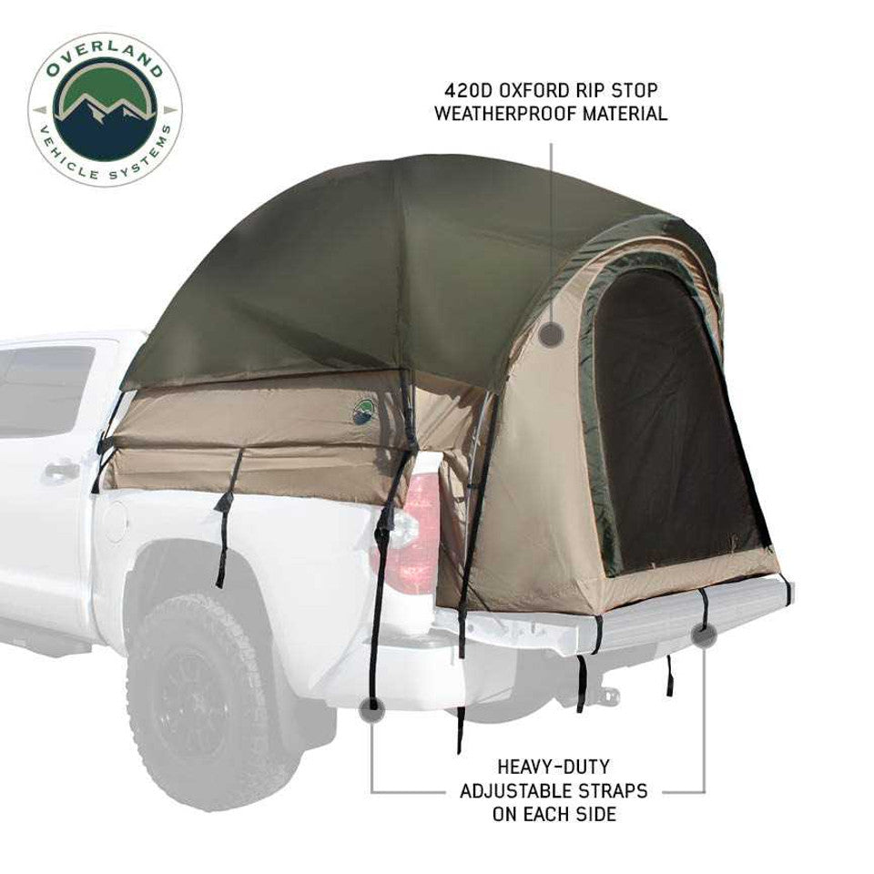 OVS LD TACT Truck Bed Tent Mid-Size Truck - 5.0'