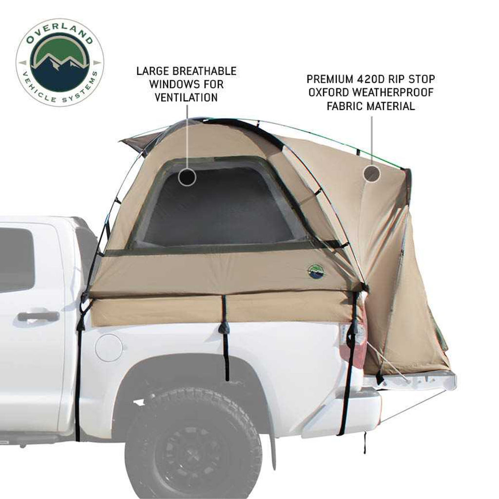 pickup truck bed tent Overland Vehicle Systems 18252540 LD TACT