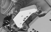 2024-Current Lexus GX550/Toyota Land Cruiser Lower Control Arm Skid Plate Kit