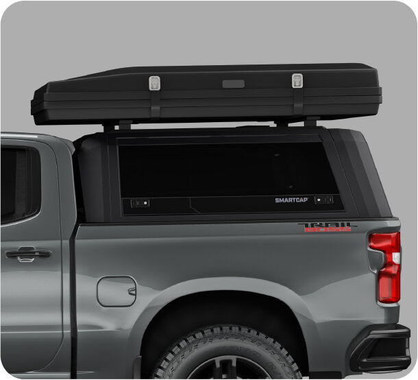 RSI Load Bars with Roof Top Tent on top
