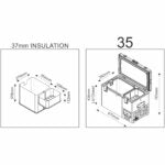 35L Legacy Smart QC Fridge/Freezer Dual Zone