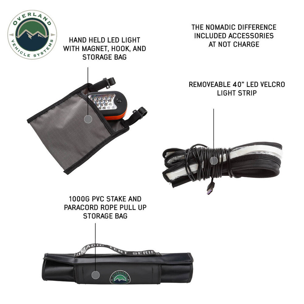 OVS Nomadic 2 Standard Roof Top Tent Storage Bags And Accessories