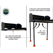 Overland Vehicle Systems Camp Cargo Box Kitchen With Slide Out Sink, Cooking Shelf and Work Station