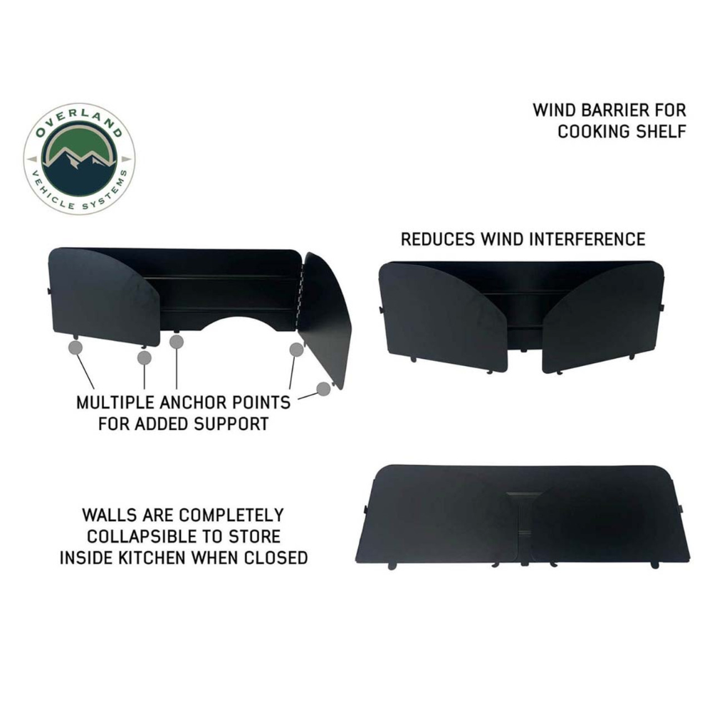 Overland Vehicle Systems Camp Cargo Box Kitchen With Slide Out Sink, Cooking Shelf and Work Station