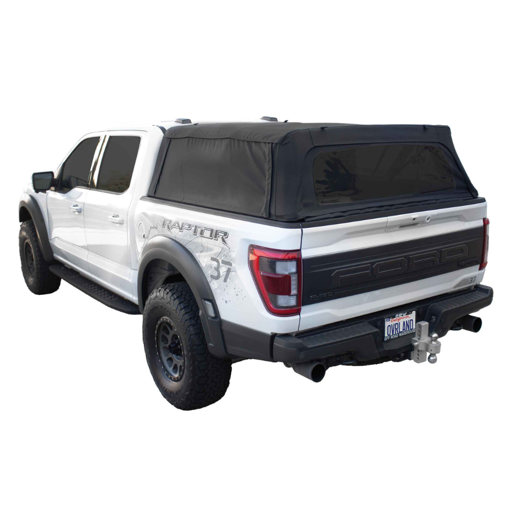 Overland Vehicle Systems OVS Explorer Soft Shell - Black Diamond Canvas and Aluminum Frame
