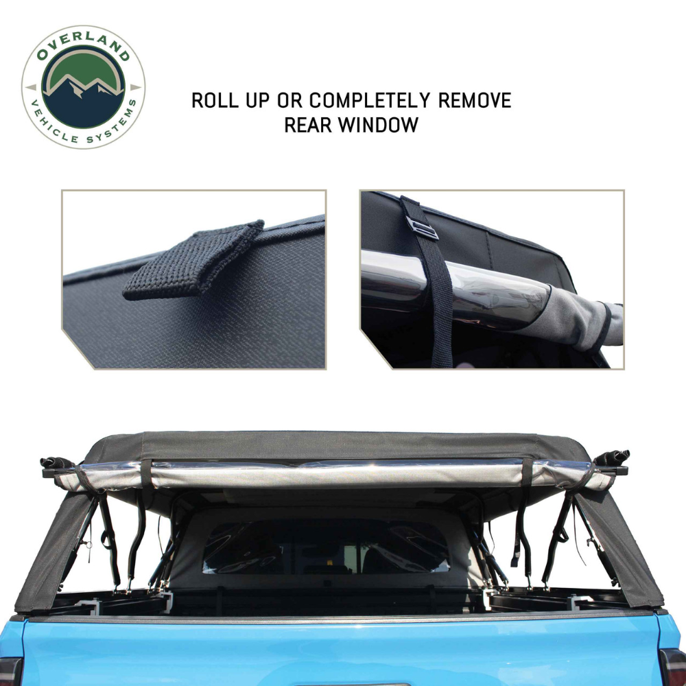 Overland Vehicle Systems OVS Explorer Soft Shell - Black Diamond Canvas and Aluminum Frame