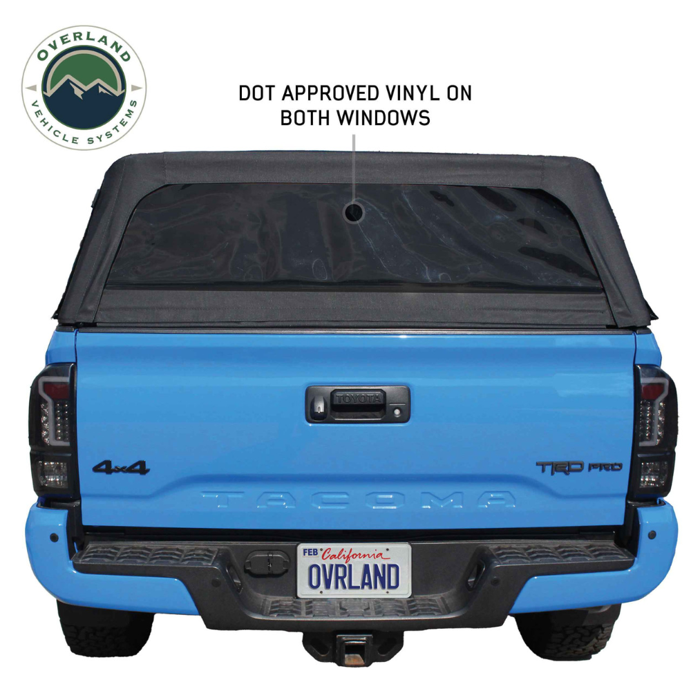 Overland Vehicle Systems OVS Explorer Soft Shell - Black Diamond Canvas and Aluminum Frame