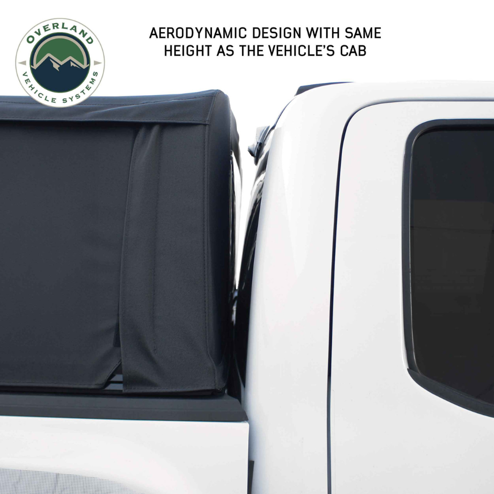 Overland Vehicle Systems OVS Explorer Soft Shell - Black Diamond Canvas and Aluminum Frame