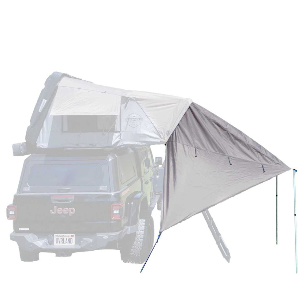 Overland Vehicle Systems OVS HD Bushveld II Hard Shell Roof Top Tent Awning