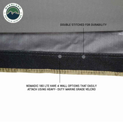 Overland Vehicle Systems HD Nomadic 180 LTE Awning - Dark Grey with Black Travel Cover Universal
