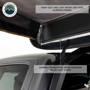 Overland Vehicle Systems HD Nomadic 180 LTE Awning - Dark Grey with Black Travel Cover Universal