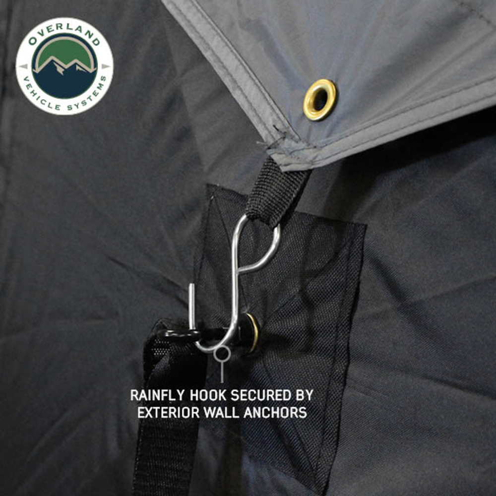 Overland Vehicle Systems Hubcentric Ground Tent - Black Body & Grey Rainfly