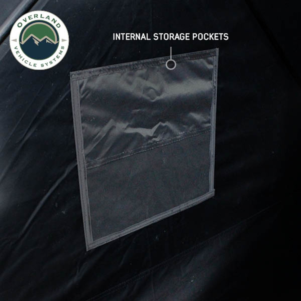 Overland Vehicle Systems Hubcentric Ground Tent - Black Body & Grey Rainfly