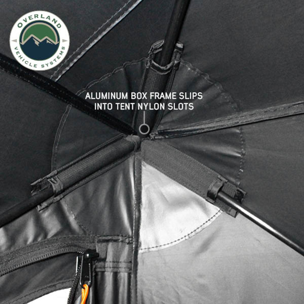 Overland Vehicle Systems Hubcentric Ground Tent - Black Body & Grey Rainfly