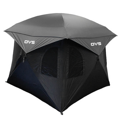 Overland Vehicle Systems Hubcentric Ground Tent - Black Body & Grey Rainfly