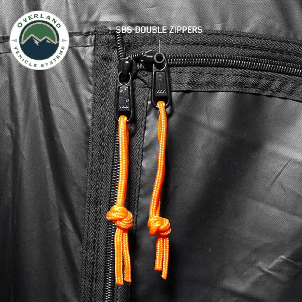 Overland Vehicle Systems Hubcentric Ground Tent - Black Body & Grey Rainfly