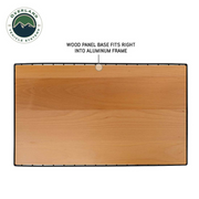 Overland Vehicle Systems Kick It Collapsible Camp Table - Wood Base & Storage Bag
