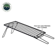 Overland Vehicle Systems Kick It Collapsible Camp Table - Wood Base & Storage Bag