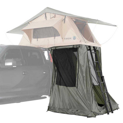 Overland Vehicle Systems LD TMBK Roof Top Tent Annex Green Base With Black Floor & Travel Cover