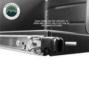 Overland Vehicle Systems Large Refrigerator Tray and Sink Slide - Black Powder Coat Universal