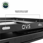 Overland Vehicle Systems Large Refrigerator Tray and Sink Slide - Black Powder Coat Universal