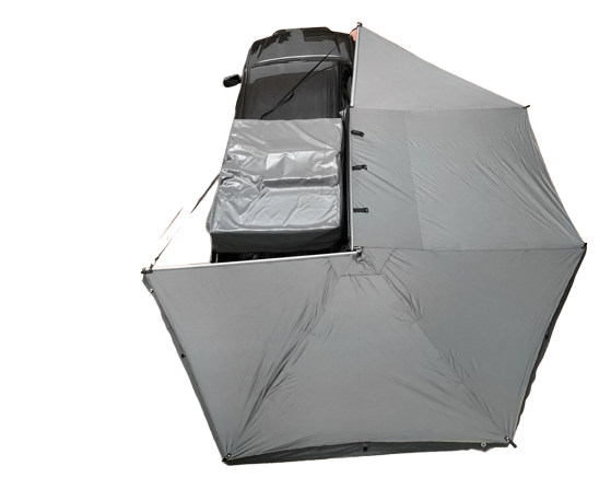 Overland Vehicle Systems 270 Awning for Mid-High Roofline Van