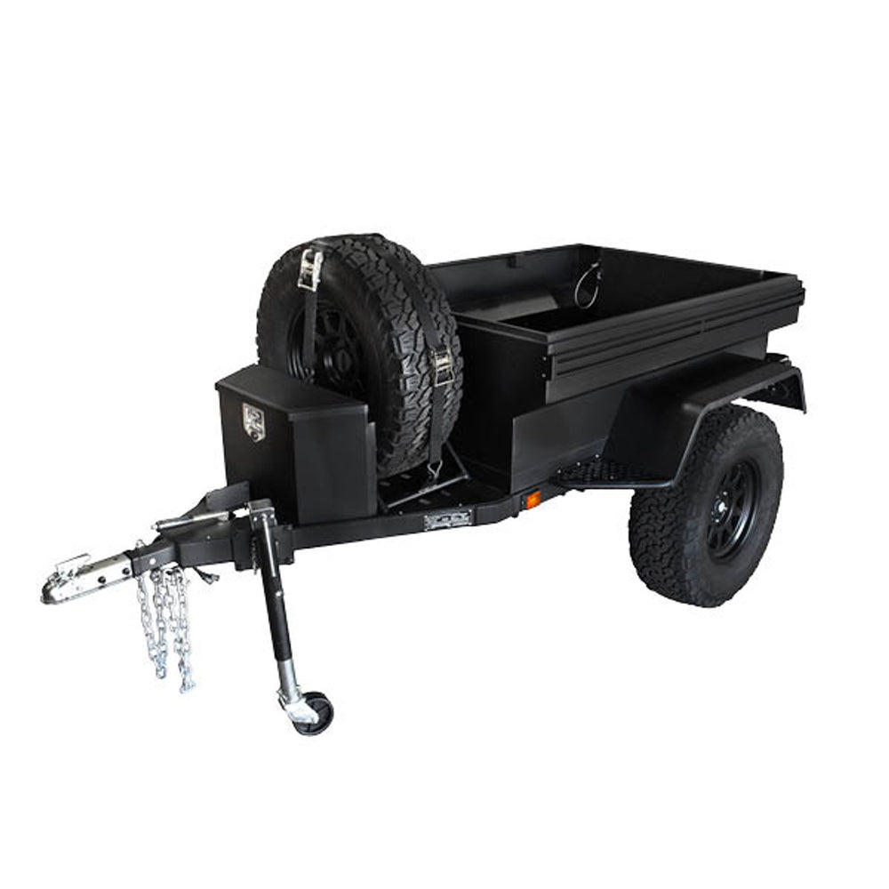 Overland Vehicle Systems Military Style Off Road Trailer With Full Articulating Suspension hero view with white background