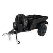 Overland Vehicle Systems Military Style Off Road Trailer With Full Articulating Suspension hero view with white background