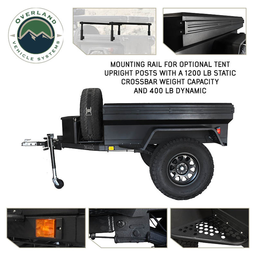 Overland Vehicle Systems Military Style Off Road Trailer With Full Articulating Suspension load capacity view