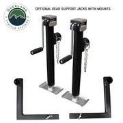 Overland Vehicle Systems Military Style Off Road Trailer With Full Articulating Suspension - jack view 