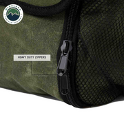 Overland Vehicle Systems Overnight Bag with Handle & Straps - #16 Waxed Canvas Storage