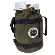 Overland Vehicle Systems Propane Bag with Handle & Straps - #16 Waxed Canvas Storage