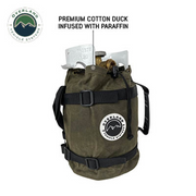 Overland Vehicle Systems Propane Bag with Handle & Straps - #16 Waxed Canvas Storage