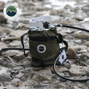 Overland Vehicle Systems Propane Bag with Handle & Straps - #16 Waxed Canvas Storage