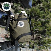 Overland Vehicle Systems Propane Bag with Handle & Straps - #16 Waxed Canvas Storage