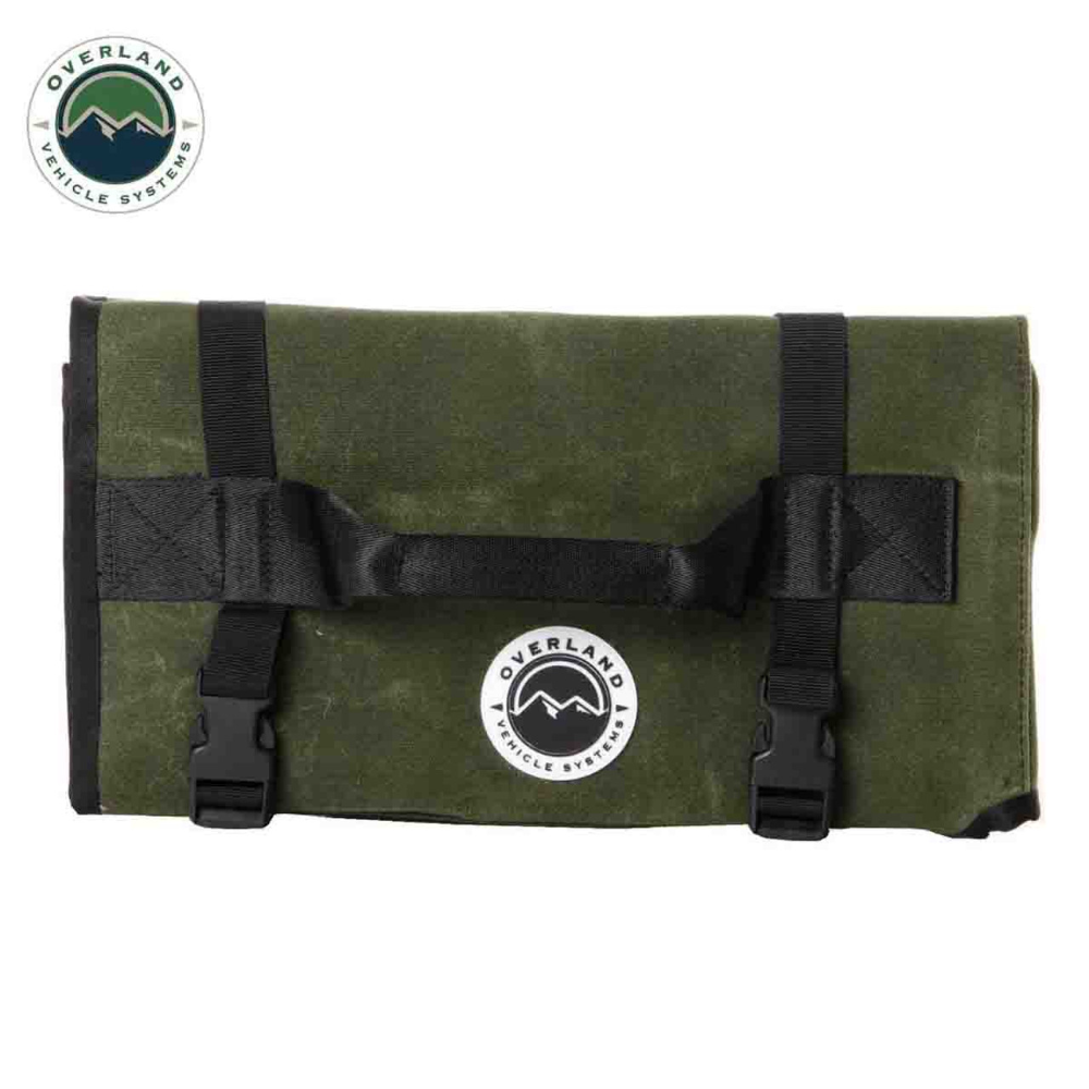 Overland Vehicle Systems Rolled General Tool Storage Bag - #16 Waxed Canvas