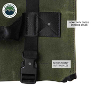 Overland Vehicle Systems Rolled General Tool Storage Bag - #16 Waxed Canvas