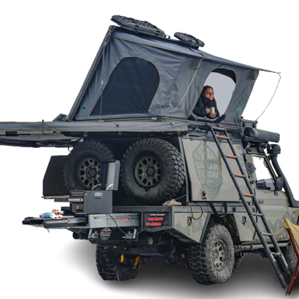Overland Vehicle Systems Sidewinder Aluminum Side Opening Roof Top Tent