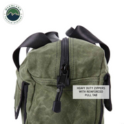 Overland Vehicle Systems Small Duffle Bag with Handle & Straps - #16 Waxed Canvas Storage
