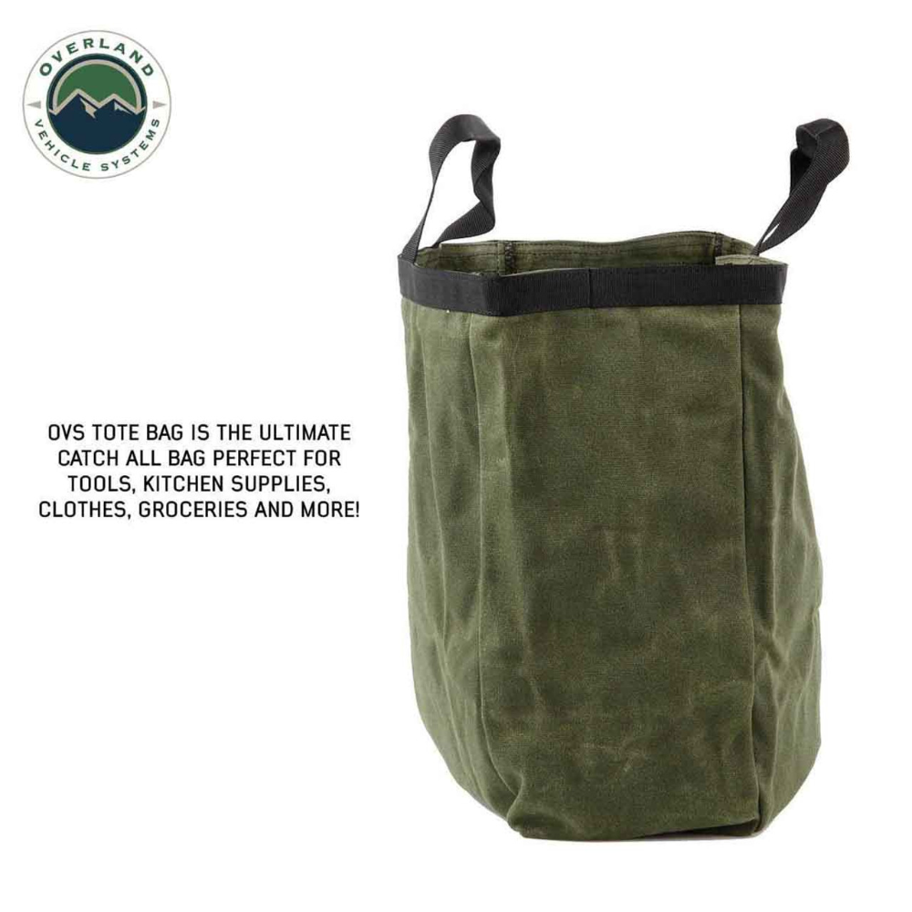 Overland Vehicle Systems Tote Bag - #16 Waxed Canvas Storage
