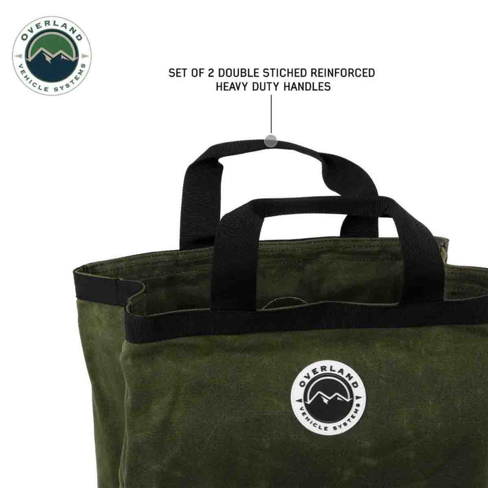 Overland Vehicle Systems Tote Bag - #16 Waxed Canvas Storage