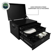 Overland Vehicle Systems Ultimate 39 Piece Utensil Set - Black Powder Coat Universal