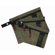 Overland Vehicle Systems Small Size 3-Bag Set of Storage Bags - #12 Waxed Canvas