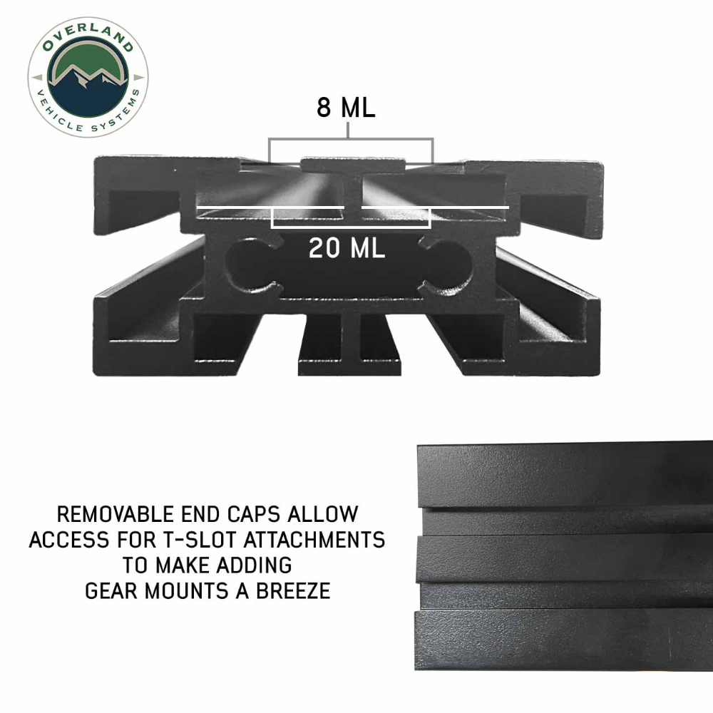 Overland Vehicle Systems Expedition Truck Cap Crossbars