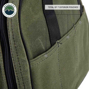 Overland Vehicle Systems Jumper Cable Storage Bag - #16 Waxed Canvas