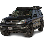 Prinsu Roof Rack on Lexus GX470 black with awning